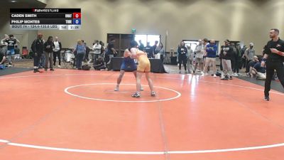 124.4-130.6 lbs Champ. Round 3 - Caden Smith, Unattached vs Philip Montes, The Den