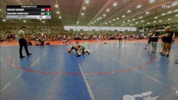 145 lbs Rr Rnd 3 - Devon Weber, Superior SWA vs Dalton Compton, Team Shutt Penguin