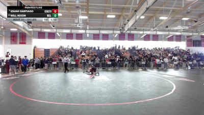 120 lbs Round Of 16 - Izaiah Santiago, Central Catholic vs Will Nixon, Wellesley