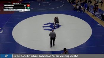 184 lbs Semifinal - Ryder Depies, Wisconsin Eu Claire vs Omori Lee, Greensboro College