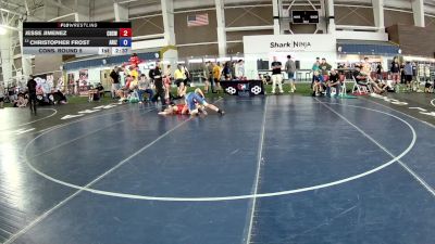 150 lbs Cons. Round 5 - Jesse Jimenez, Centennial High School Wrestling vs Christopher Frost, Arizona