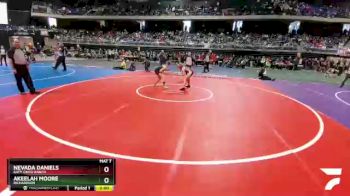 6A 107 lbs Quarterfinal - Akeelah Moore, Richardson vs Nevada Daniels, Katy Cinco Ranch