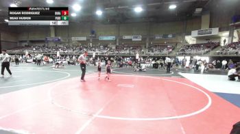 50 lbs Semifinal - Rogan Rodriguez, Duran Elite vs Beau Huskin, Pueblo West