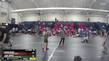 90 lbs Round 5 - Jase Smith, River Bluff Youth Wrestling vs Gavin Rush, KC Elite Training Center