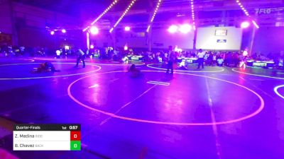46 lbs Quarterfinal - Zaiden Medina, Ridge WC vs Brooks Chavez, Backyard Brawlers