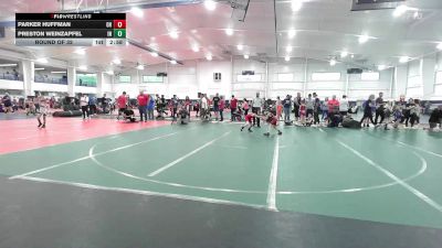 M-60 lbs Round Of 32 - Parker Huffman, OH vs Preston Weinzapfel, IN
