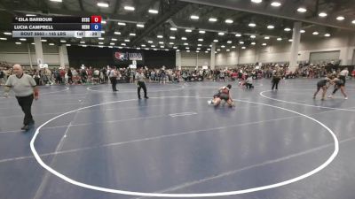 145 lbs Cons. Quarters - Eila Barbour, Beat The Streets Chicago-Avondale vs Lucia Campbell, Nebraska