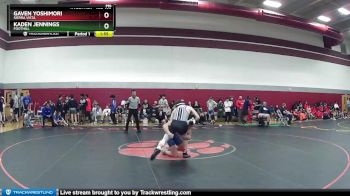 137-138 lbs Round 1 - Kaden Jennings, Foothill vs Gaven Yoshimori, Sierra Vista