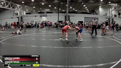 98 lbs Semis (4 Team) - Lincoln Haines, Gettysburg vs Connor Moles, LBWC