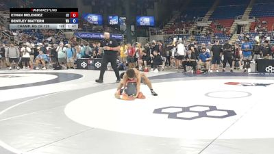 120 lbs Champ. Rd Of 128 - Ethan Melendez, Connecticut vs Bentley Mattern, Washington