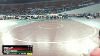 6A-126 lbs Champ. Round 1 - Owen Anderson, Clackamas vs Broc Kamp, McMinnville