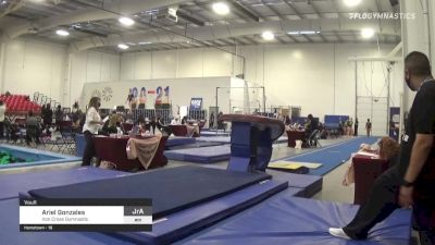 Ariel Gonzales - Vault, Iron Cross Gymnastic - 2021 Region 3 Women's Championships