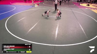 80 lbs Cons. Round 3 - Maxwell Ray, F/MCC vs Nolan Grund, Hutchinson