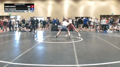 155.5-156.6 lbs Champ. Round 2 - Aiden Grogg, Hewc vs Trey Wagner, Bearcat Wrestling Club