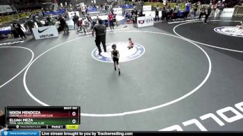 43 lbs Semifinal - Elijah Meza, Total Kaos Wrestling Club vs Nixon Mendoza, Coachella Valley Wrestling Club