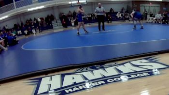 141 lbs Round 1 (8 Team) - Connor Babel, Muskegon Community College vs Lennon Steinkuehler, Harper College
