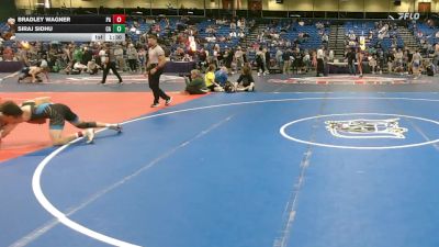 126 lbs Round Of 32 - Bradley Wagner, PA vs Siraj Sidhu, CA