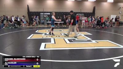 152 lbs Quarterfinal - Ali Russler, Iowa vs Annabel Blanchard, Iowa