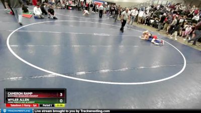 75 lbs Quarterfinal - Cameron Ramp, Backyard Brawlers Midwest vs Wyler Allen, Lions Wrestling Academy