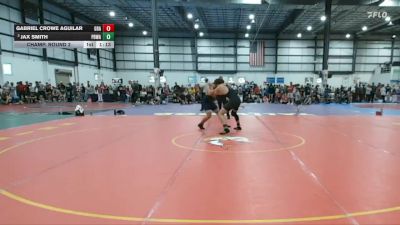 190 lbs Champ. Round 2 - Jax Smith, Pit Bull Wrestling Academy vs Gabriel Crowe Aguilar, Grafton