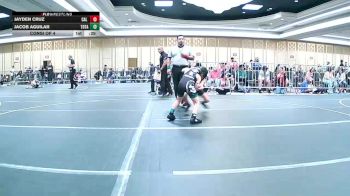 70 lbs Consi Of 4 - Jayden Cruz, Cal Grapplers vs Jacob Aguilar, Total Kaos WC