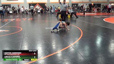 PW-1 lbs Round 1 - Ashton Andersen, Big Game Wrestling Club vs Lincoln Hammer, Tomahawk Wrestling Club