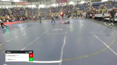 80 lbs Consi Of 16 #1 - Sonny Gonzalez, Pikes Peak Warriors vs Cole Rutz, Resurrection Christian