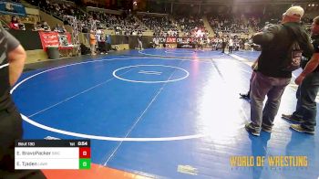 125 lbs Consi Of 16 #1 - Ethyn BravoPacker, Brighton Wrestling Club vs Emerson Tjaden, Lawrence Elite