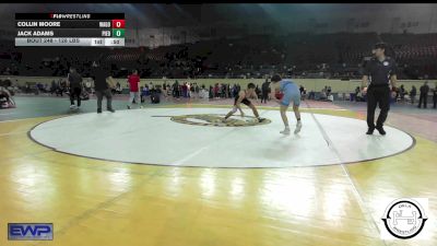 128 lbs Consolation - Collin Moore, Wagoner vs Jack Adams, Piedmont