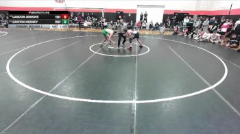 120 lbs Champ. Round 1 - Griffin Heeney, New Lenox (PROVIDENCE CATHOLIC) vs Landon Jenkins, YORKVILLE (HS)