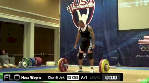 Wayne Hess (M35, 85kgs) CJ 113 kgs