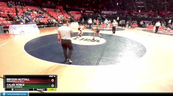 3A 106 lbs Champ. Round 1 - Caleb Noble, Gurnee (Warren) vs Bryson Nuttall, Edwardsville (H.S.)