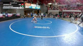 100 lbs Round 5 - Placement (4 Team) - SAVANNAH LEE, Leander Glenn vs Delilah Miranda, New Braunfels