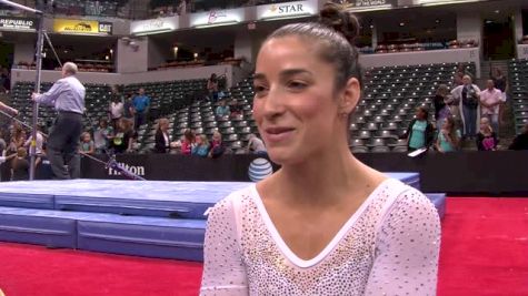 Raisman On Bouncing Back After Fall & Pacing Herself To Peak At The Right Time