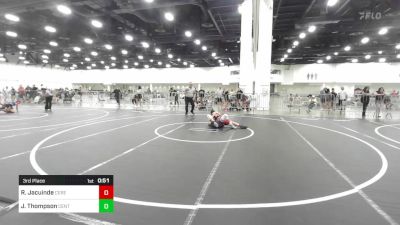 122 lbs 3rd Place - Rambo Jacuinde, Ceres Pups WC vs Josiah Thompson, Central Coast Most Wanted