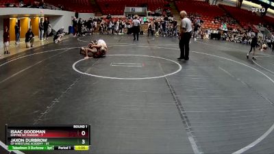 130 lbs Round 1 (8 Team) - Jaxon Durbrow, CP Wrestling Academy vs Isaac Goodman, Empyre WC Maroon