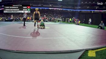 D1-120 lbs Champ. Round 1 - Cody Duvendack, Temperance Bedford vs Jonah McPherson, Hartland