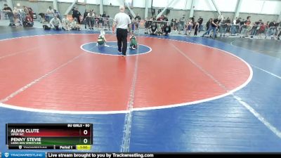 50 lbs Round 2 - Alivia Clute, Viper WC vs Penny Stevie, Lions Den Wrestling