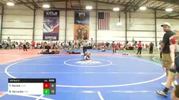 75 lbs Rr Rnd 3 - Travis Dimick, Force Wrestling Club vs Brennan Ververka, Ride Out Wrestling Club Blue