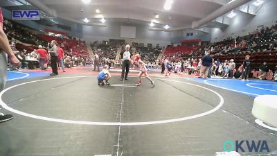 43-46 lbs Consolation - Joey Jabben, Caney Valley Wrestling vs Daxton Lewis, Dark Cloud Wrestling Club