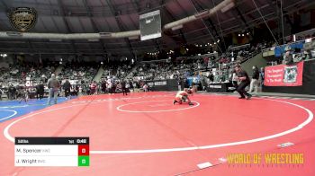 52 lbs Consolation - Maverick Spencer, Keystone Wrestling Club vs Jaxson Wright, Bartlesville Wrestling Club