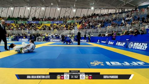 Sofia Panissio vs Ana Julia Beneton Leite 2026 IBJJF Brasileiro Kids