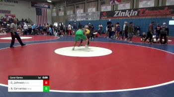 220 lbs Consolation - Caiden Johnson, Edison vs Angel Cervantes, Highland (Bakersfield)