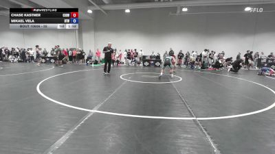 55 lbs Cons. Round 2 - Chase Kastner, Curby 3 Style Wrestling Club vs Mikael Vela, Bayer Trained Wrestling
