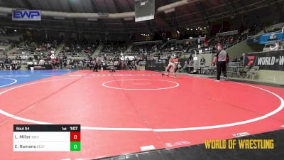 52 lbs Round Of 32 - Liam Miller, Sebolt Wrestling Academy vs Elijah Romans, Best Trained