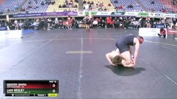 197 lbs Round 1 (16 Team) - Gentry Smith, Southeastern vs Liam Begley, Marian University (IN)