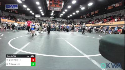 67 lbs Round Of 16 - Ryder Cleavinger, F-5 Grappling vs Kade Williams, Little Axe Takedown Club