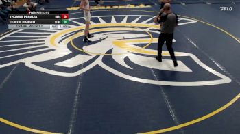 132 lbs Champ. Round 2 - Clintin Hansen, St. Maries vs Thomas Peralta, Twin Falls