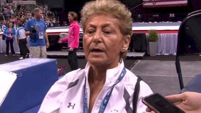 Martha Karolyi On Worlds Selection And Simone, Kyla, Gabby, and Maggie's Performances