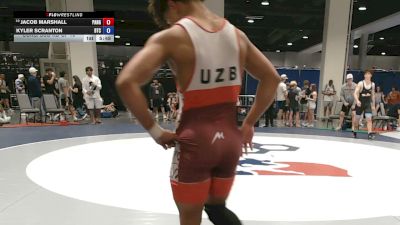 77 kg Cons. Sub-rd Of 16 - Jacob Marshall, Panguitch vs Kyler Scranton, Burg Training Center
